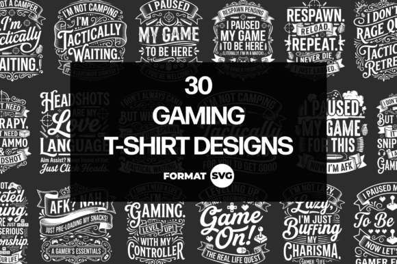 30 Lustige Gaming Sprüche SVG: Der ultimative Stil für Gamer