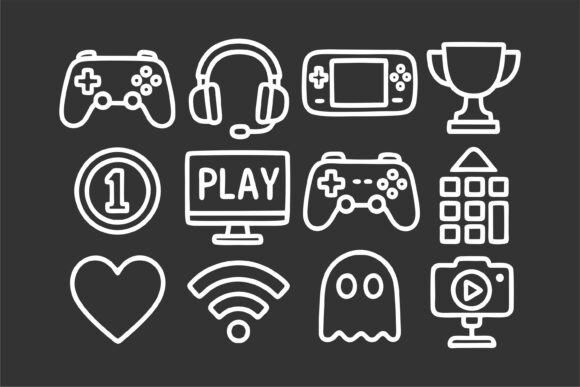 A Collection of Modern Gaming Icons for Every Digital Need