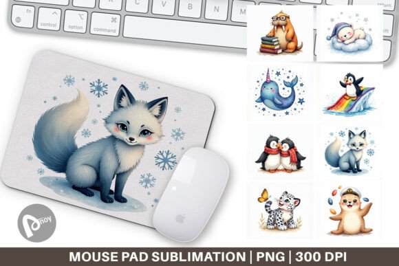 Arctic Cuties Mouse Pad: Style and Function