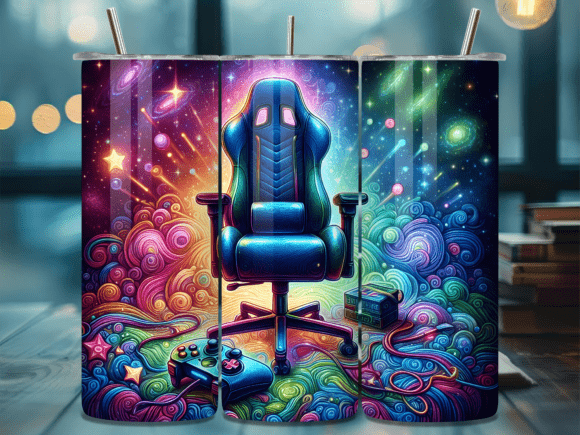 Artistic Gaming Chair Cosmic Tumbler: A Unique Design for Every Occasion