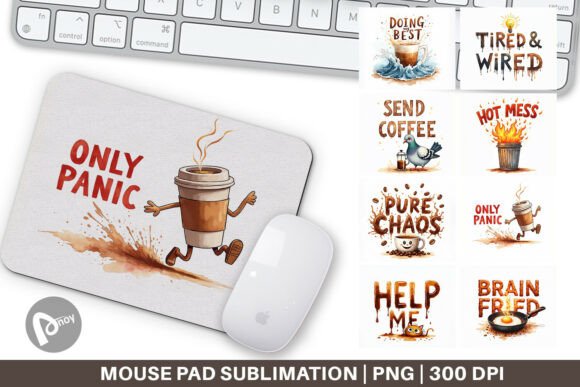 Chaos Caffeine Mouse Pad: Style Meets Function
