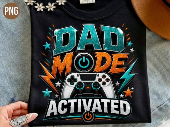 Dad Mode Activated Gaming Controller PNG: A Must-Have for Creative Projects