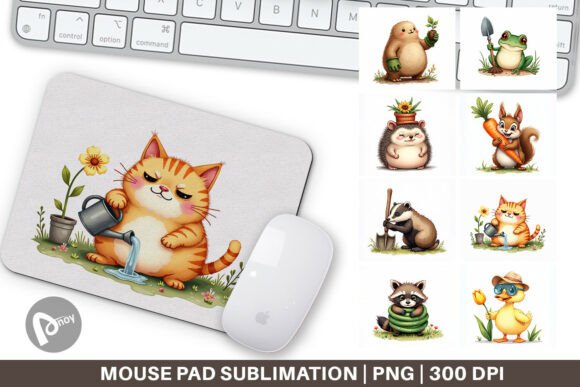 Enhance Your Workspace with the Derpy Garden UglyCute Mouse Pad