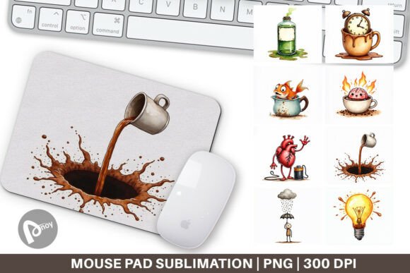 Existential Brew Mouse Pad: A Stylish Addition to Your Workspace