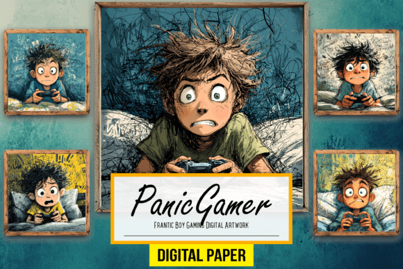 Frantic Boy Gaming Digital Backdrop Arts