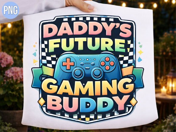 Future Gaming Buddy PNG T-SHIRT
