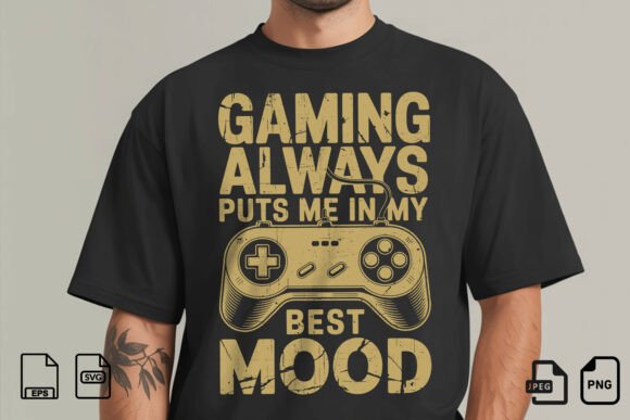 Gaming Best Mood T-Shirt