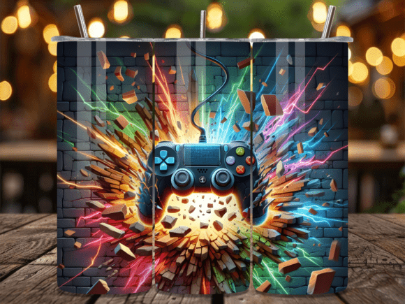 Gaming Controller Wall Break Tumbler: A Creative Solution for Gamers and Small Businesses