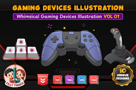 Gaming Devices Illustration Vol 01