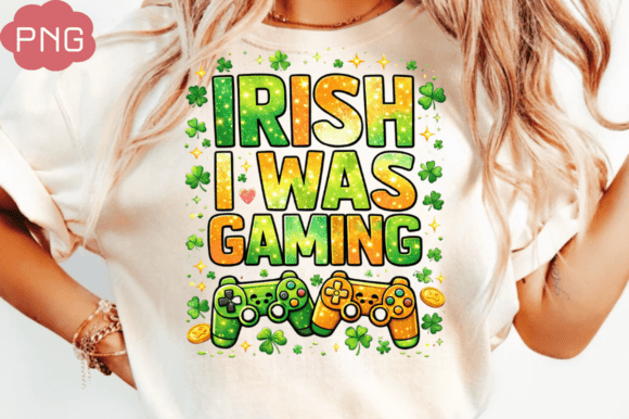 Irish I Was Gaming St Patricks Gamer Png: A Creative Tool for Digital Design Workflows