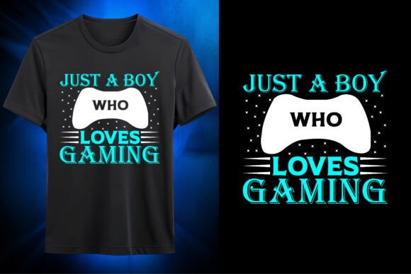 Just a Boy Who Loves Gaming SVG Design: A Versatile Digital Asset for Creative Projects