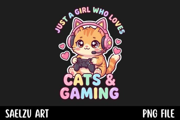 Just a Girl Who Loves Cats Gaming: A Unique Fusion of Feline Charm and Gaming Passion