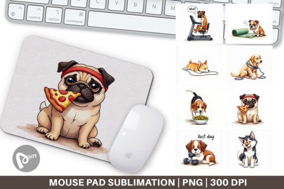 Lazy Dog Mouse Pad: Enhance Your Workspace with Style and Functionality