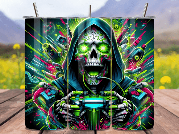 Reaper Gaming Tumbler Wrap PNG