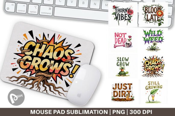 Reluctant Bloom Mouse Pad: Style Meets Function