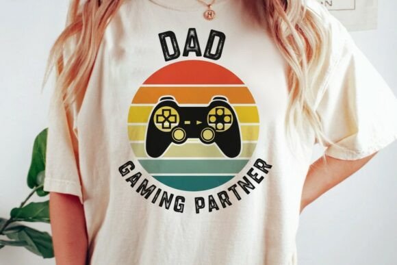 Retro Dad Gaming Partner Controller Png: A Creative Addition to Your Digital Toolkit