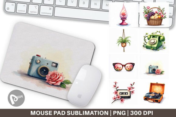 Retro Picnic Mouse Pad: A Strategic Tool for Productivity and Creativity