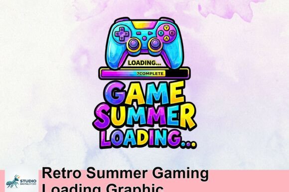 Retro Summer Gaming Loading Graphic: A Strategic Tool for Creative and Business Success